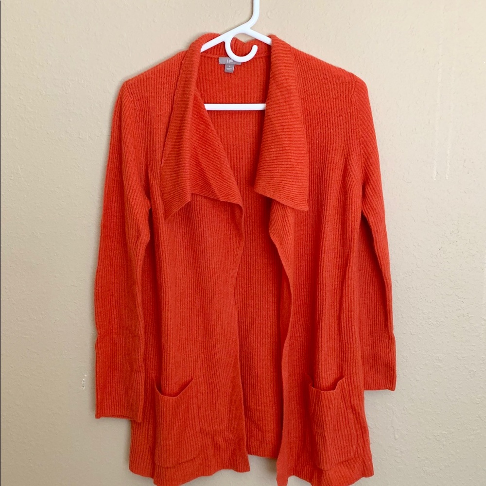 Like new J JILL wool cashmere cardigan